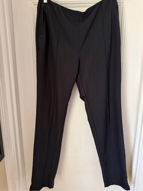 adidas Women's Pintuck Pull-on Pants - black (size L)